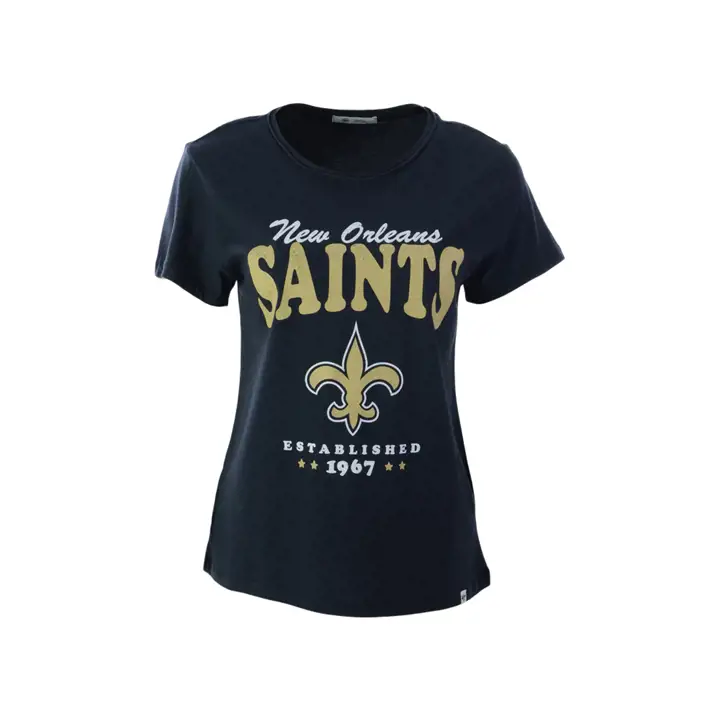 T-shirt Femme NFL New Orleans Saints Rally Cry Frankie 21 noir