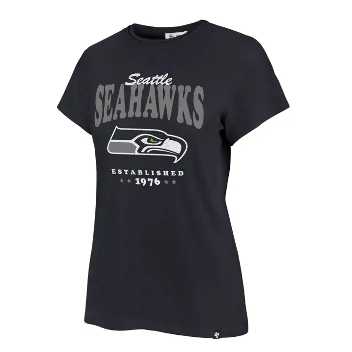 T-shirt Femme Seattle Seahawks NFL Rally Cry Frankie 21 bleu