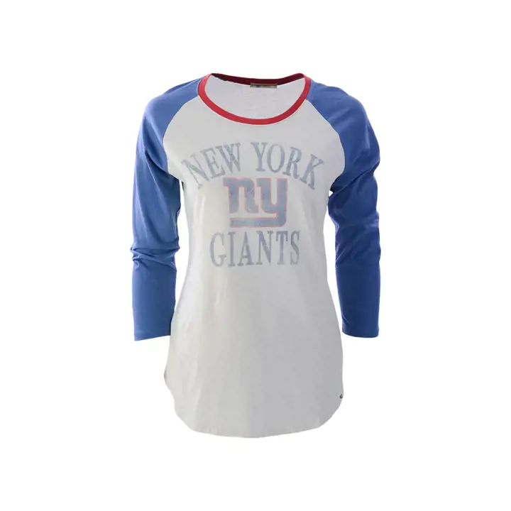 T-shirt NFL femme New York Giants Frankie Raglan 21 lb