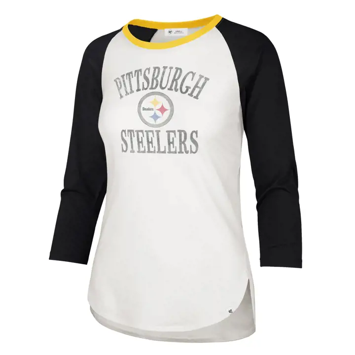 Bague pour femme des Steelers de Pittsburgh de la NFL, modèle Around Frankie Raglan 2