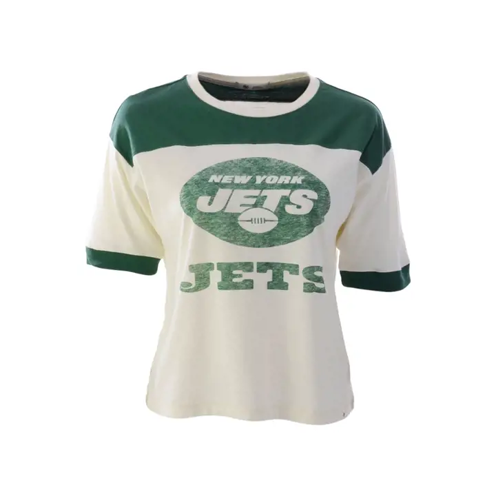 T-shirt court Billie NFL New York Jets pour femme 21 lbrn