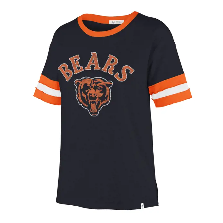 T-shirt Dani 21 bleu NFL pour femme Chicago Bears