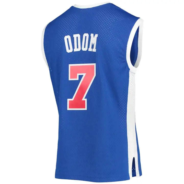 CLIPPERS NBA Maillot Swingman M&N Lamar Odom bleu
