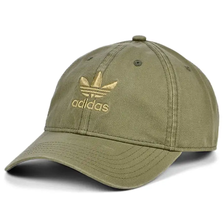 ADIDAS Casquette strapback décontractée Originals pour homme vert clair/beige