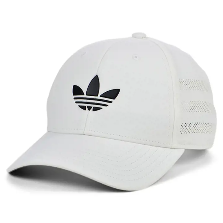 Casquette à visière plate Adidas Originals Beacon 4.0 blanc/noir