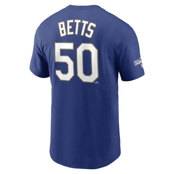 T-shirt de Joueur N&N Nike MLB Los Angeles Dodgers Or 21 Bett
