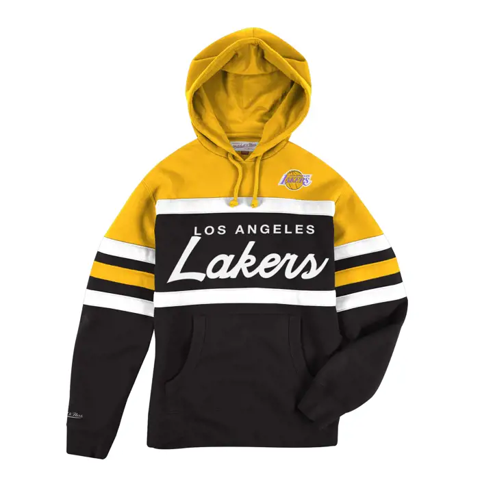 LOS ANGELES LAKERS NBA MN Head Coach Hoodie yel