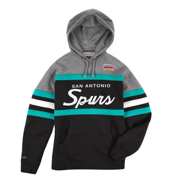 SAN ANTONIO SPURS NBA MN Head Coach Hoodie noir