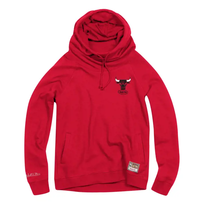 Polaire à col cheminée femme Chicago Bulls NBA MN rouge