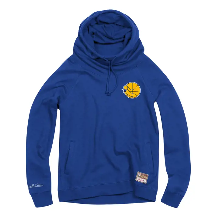Polaire à col cheminée pour femme GOLDEN STATE WARRIORS NBA MN, bleue