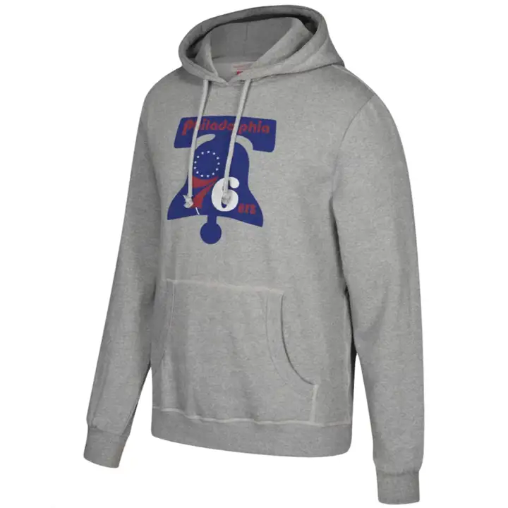 Sweat à capuche PHILADELPHIA 76ERS NBA MN Retro Logo gris
