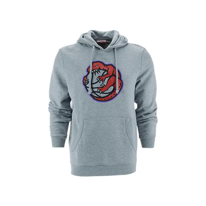 TORONTO RAPTORS NBA MN Sweat à Capuche Logo Rétro gris