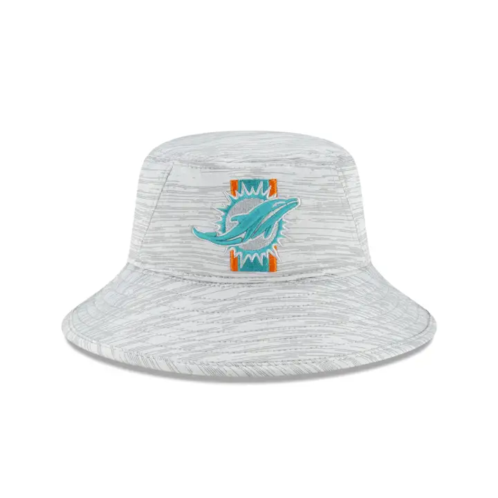 Miami Dolphins 21 seau d'entraînement NFL gris