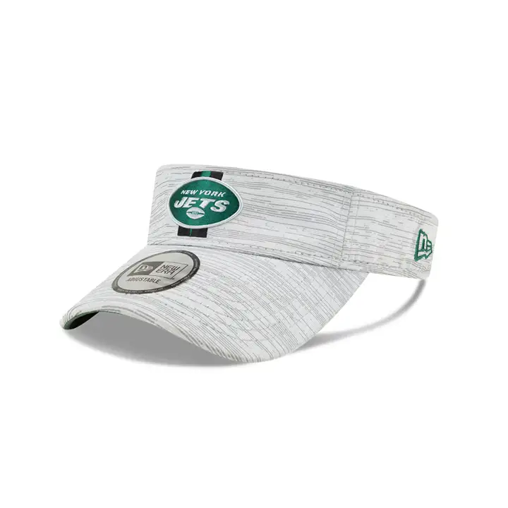 New York Jets 21 NFL Casquette d'entraînement Visor grise