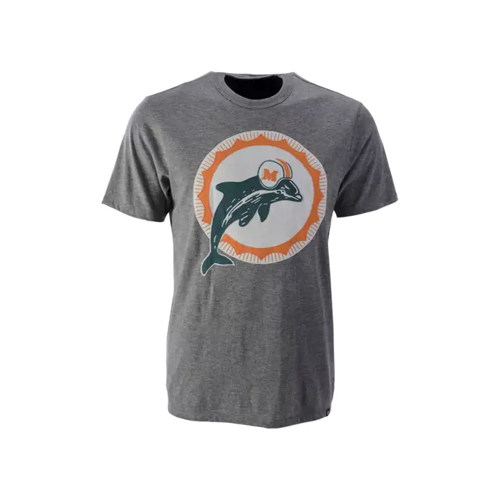 T-shirt MIAMI DOLPHINS NFL Franklin Knockout Fieldhouse GRY