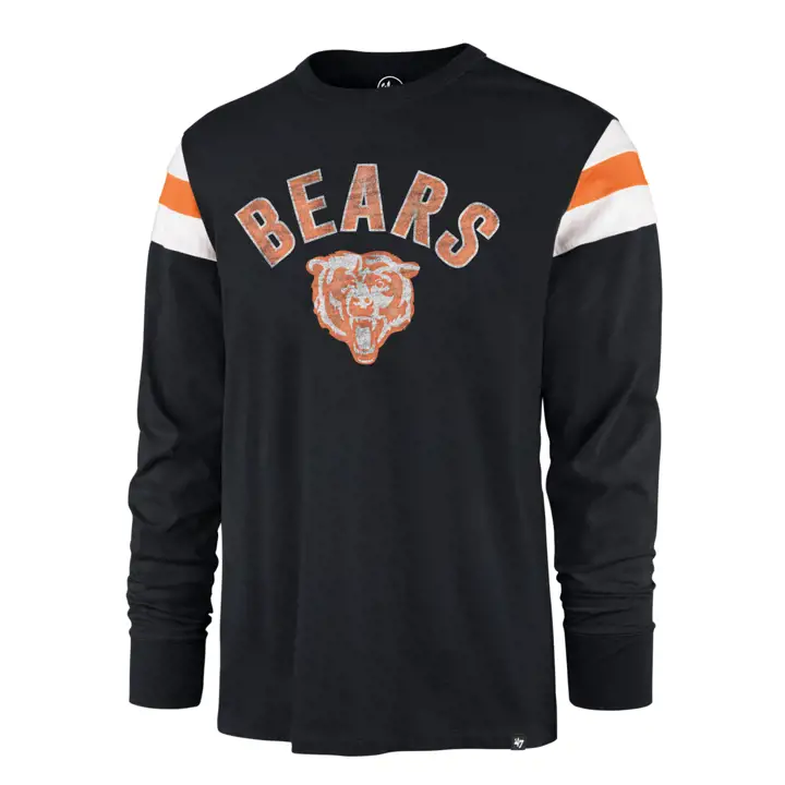 T-shirt à manches longues NFL Franklin Rooted CHICAGO BEARS 21 BLEU MARINE