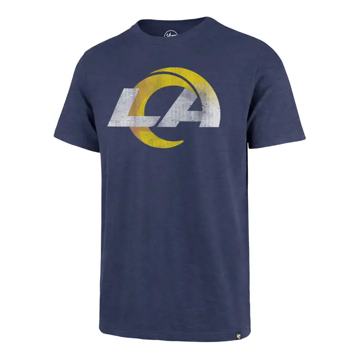 T-shirt NFL Los Angeles Rams Grit Scrum BLEU