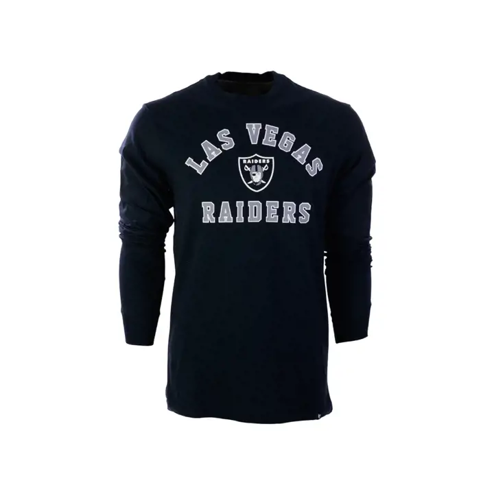 T-shirt à manches longues Las Vegas Raiders Varsity Arch Super Rival 21 BLK