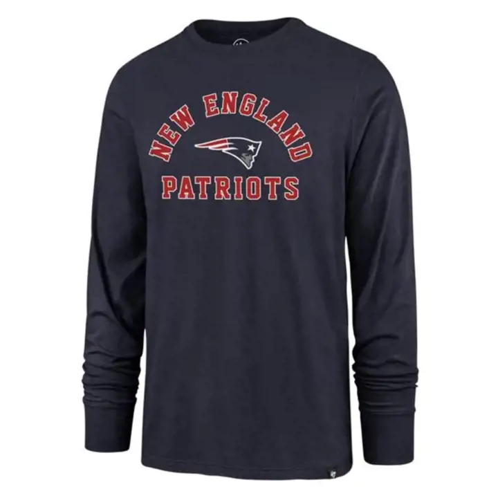 T-shirt à manches longues New England Patriots Varsity Arch Super Rival 21