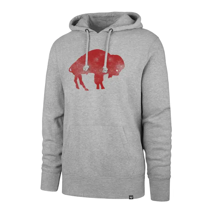 BUFFALO BILLS NFL Sweat à capuche rétro 21 GRY