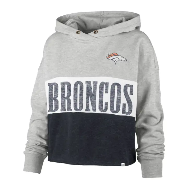 Denver Broncos NFL sweat à capuche sans manches femme Lizzy 21 GRY