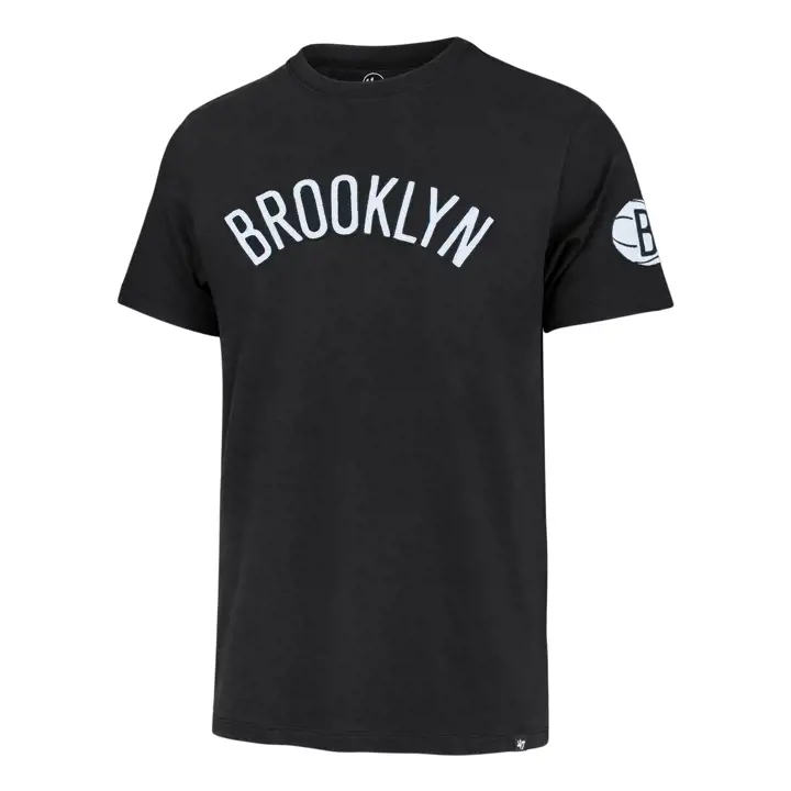 T-shirt noir Franklin Wordmark Fieldhouse B Nets NBA