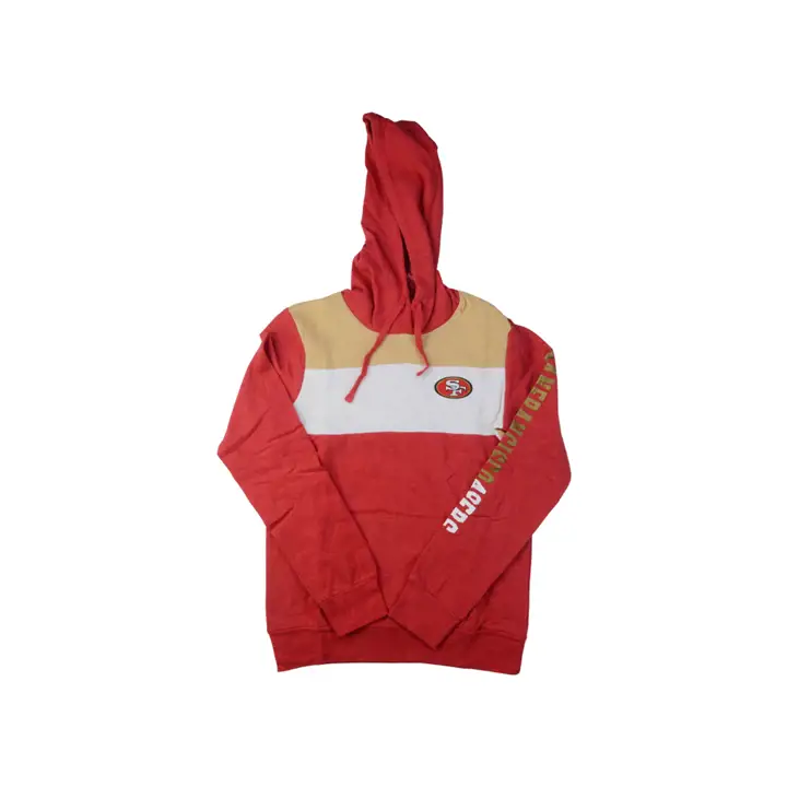 San Francisco 49ers NFL Sweat à Capuche Colorblock Femme 21 ROUGE