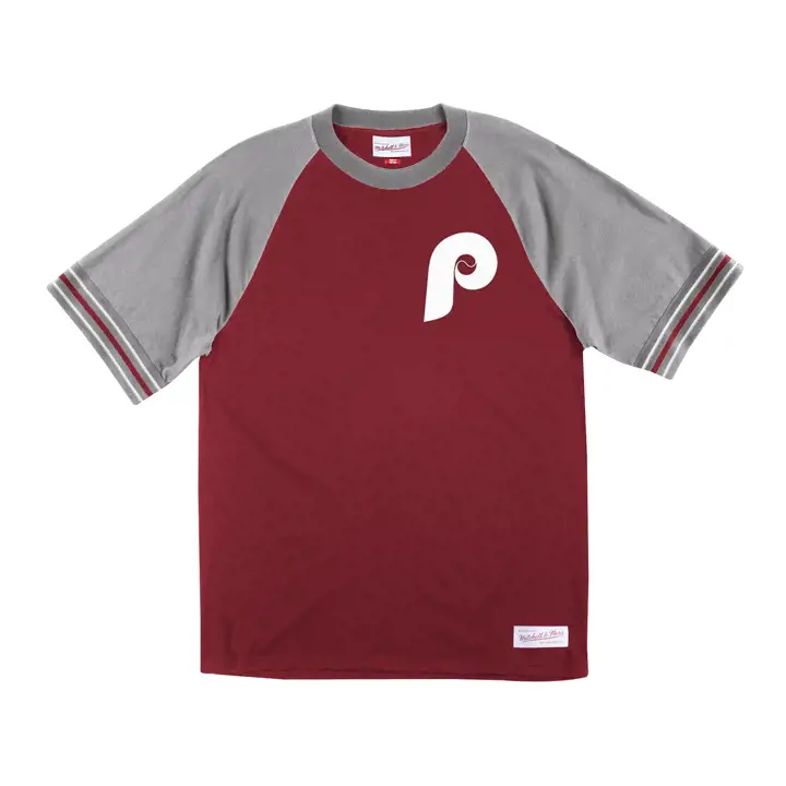 T-shirt Captain de l'équipe MLB des Phillies de Philadelphie marron/gris