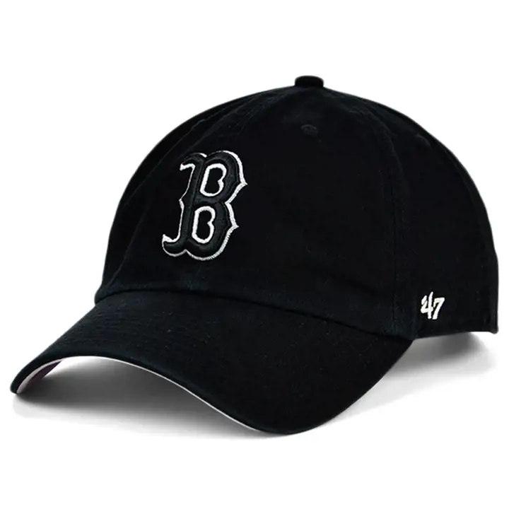 CASQUETTE BOSTON RED SOX MLB COULEUR TERRAIN UV 47 CLEAN UP NOIR/ROSE