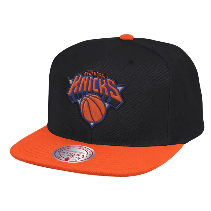 CASQUETTE SNAPBACK NEW YORK KNICKS RELOAD 2.0 NBA NOIR/ORANGE