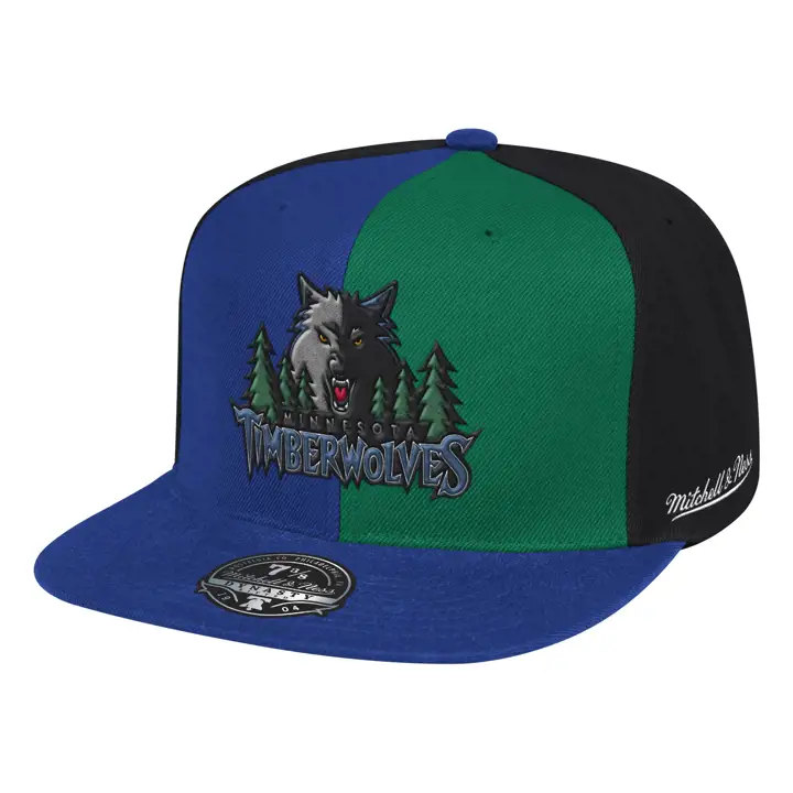 MINNESOTA TIMBERWOLVES RELOAD 2.0 CASQUETTE AJUSTÉE PINWHEEL HWC BLEU/O