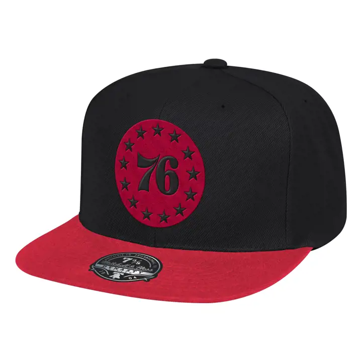 CASQUETTE AJUSTÉE PHILADELPHIA 76ERS RELOAD 2.0 2T HWC NOIR/ROUGE