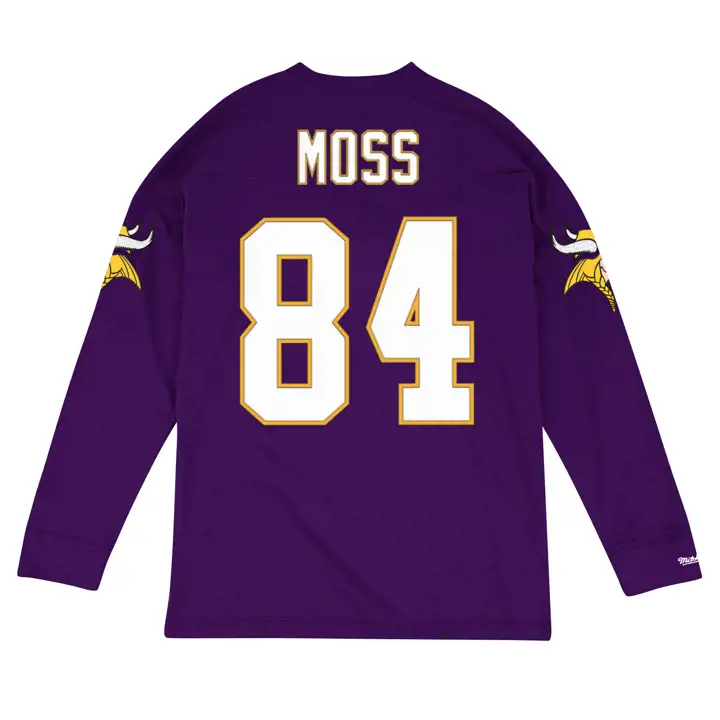 MINNESOTA VIKINGS NFL Maillot d'entraînement à manches longues Moss pur
