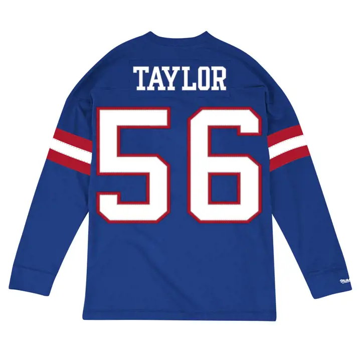 Maillot manches longues NFL NEW YORK GIANTS avec nom et numéro Taylor rbl