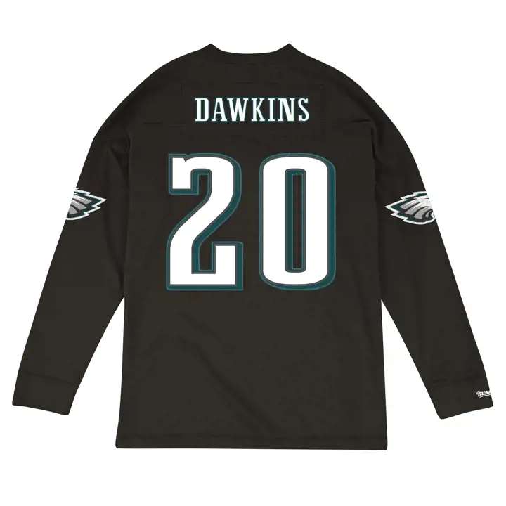 PHILADELPHIA EAGLES NFL Nom & Num Manches Longues Dawkins b