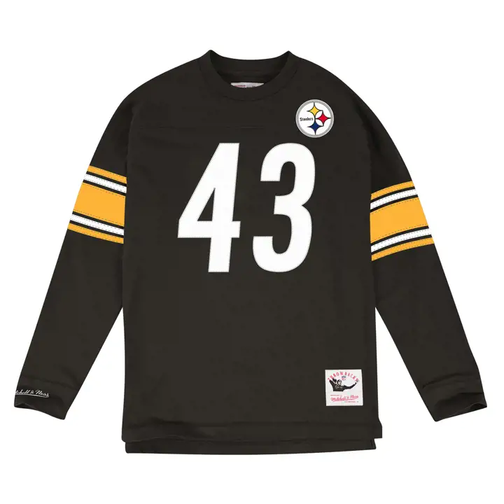 PITTSBURGH STEELERS NFL Nom et numéro manches longues Polamalu