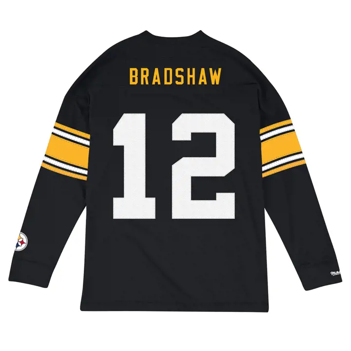 PITTSBURGH STEELERS NFL Nom et numéro Manches longues Bradshaw