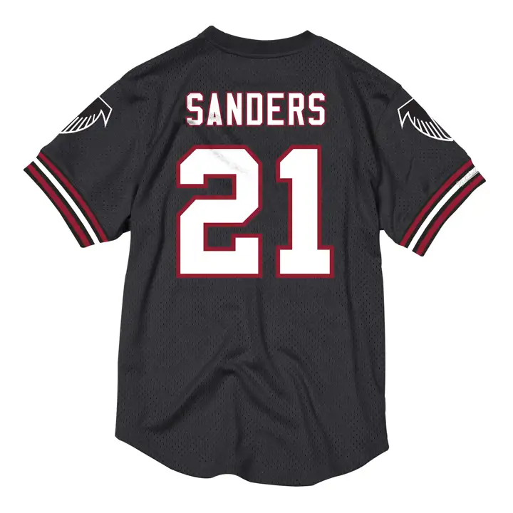 Débardeur en mesh NFL ATLANTA FALCONS Nom et numéro Sanders noir
