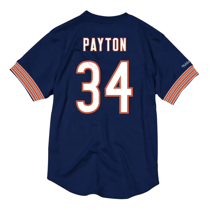 T-shirt en maille NFL CHICAGO BEARS Nom et numéro Payton marine