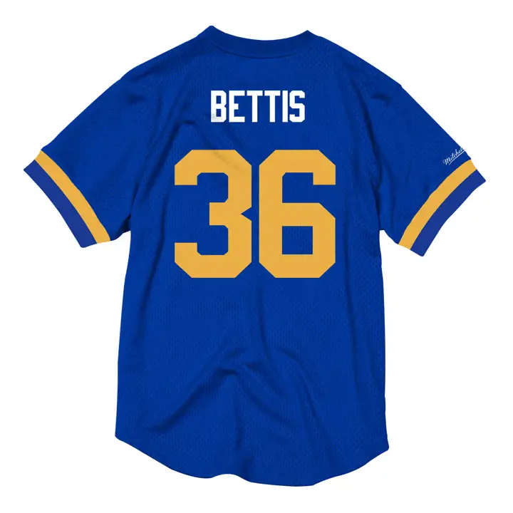 LOS ANGELES RAMS NFL Maillot maille col rond Nom et numéro Bettis rbl