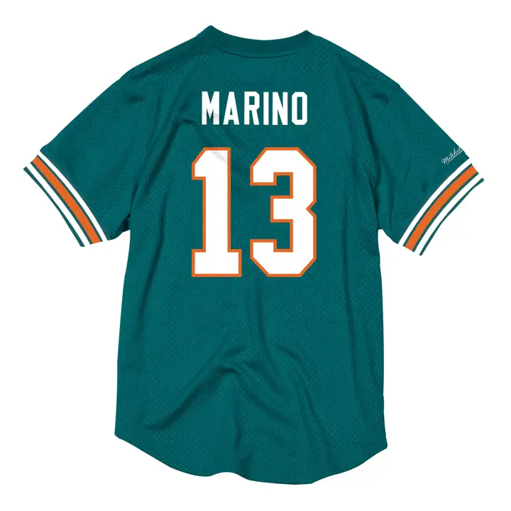 MIAMI DOLPHINS NFL Maillot en maille Nom et numéro Marino Teal