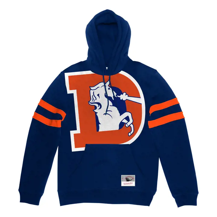 DENVER BRONCOS NFL Sweat à Capuche Géant NFL Bleu Marine