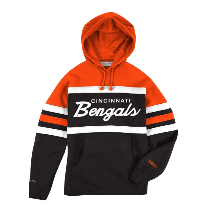 CINCINNATI BENGALS NFL Sweat-shirt à capuche entraîneur-chef org/blk