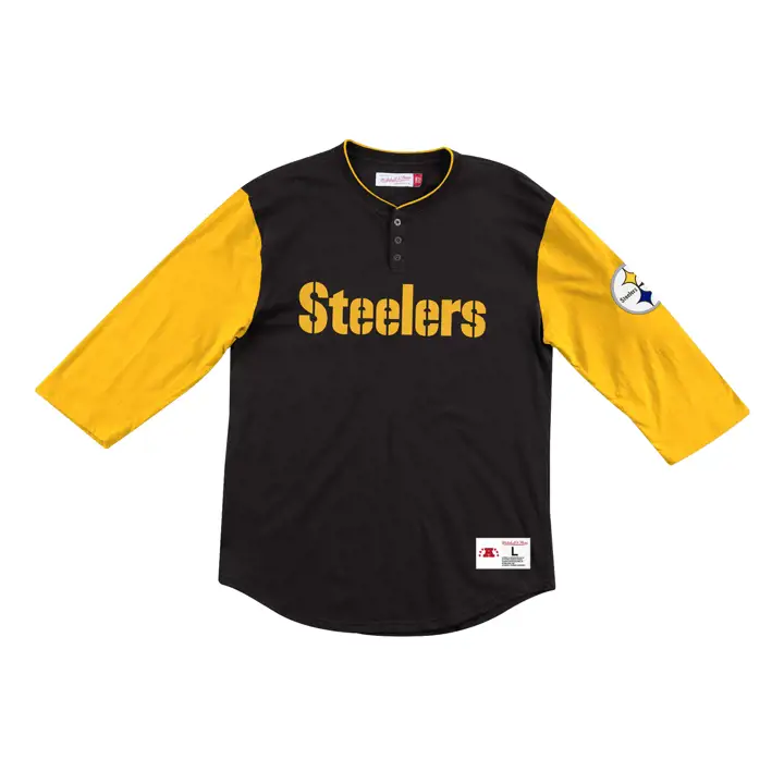 PITTSBURGH STEELERS NFL Franchise Player Henley noir