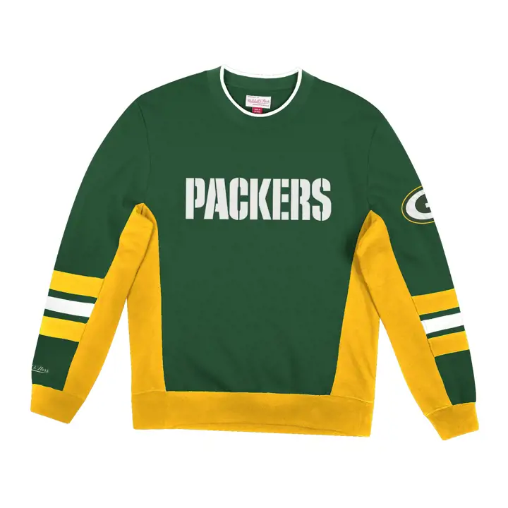 SWEAT-SHIRT RAS DU COU NFL GREEN BAY PACKERS HOMETOWN CHAMPS vert