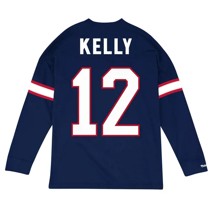 BUFFALO BILLS NFL Nom et Numéro Manches Longues Kelly rbl