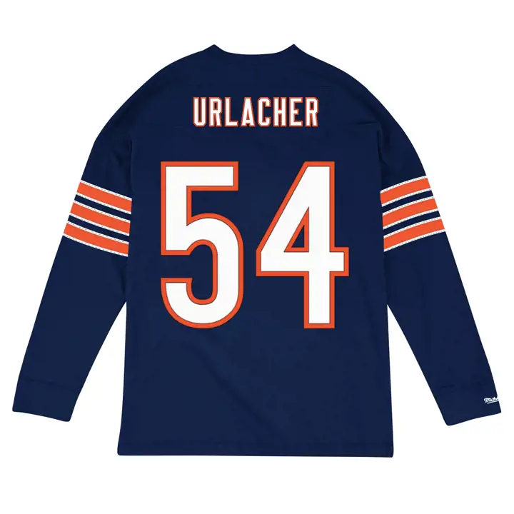 CHICAGO BEARS NFL Name & Number Long Sleeve  Urlacher Navy