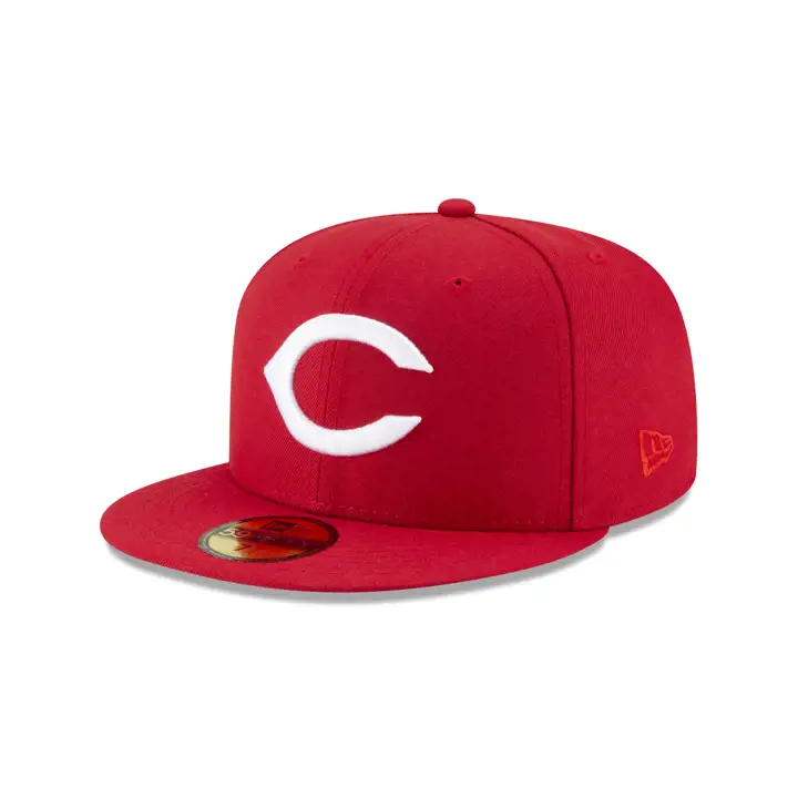 Casquette 59FIFTY MLB 100th Ann Patch Cincinnati Reds rouge