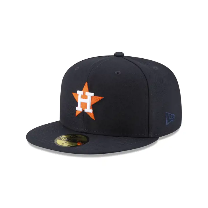 Houston Astros MLB 100e Ann Patch 59FIFTY marine