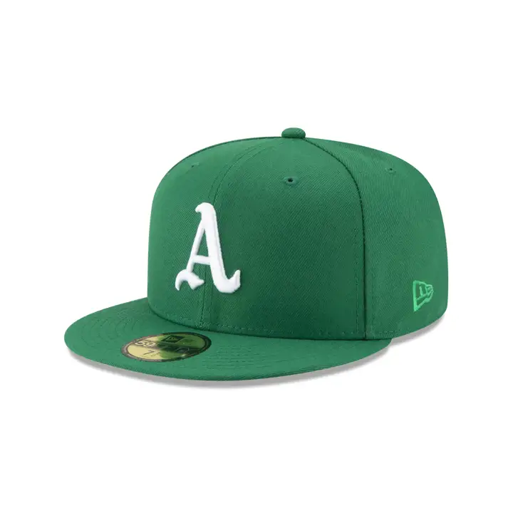 OAKLAND ATHLETICS MLB 100ème Anniversaire Écusson 59FIFTY kgrn